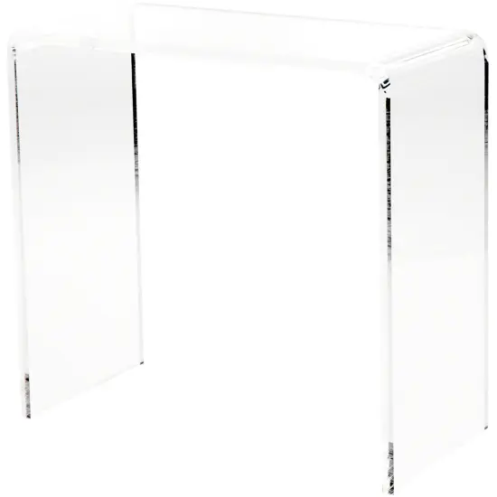 Plymor Clear Acrylic Vertical Rectangular Display Riser {1}