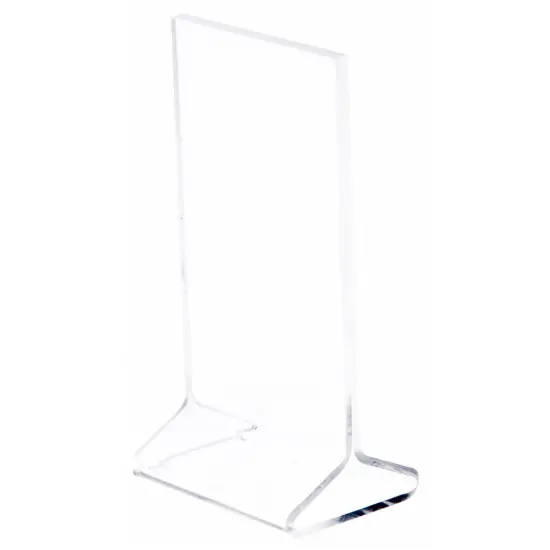 Plymor Clear Acrylic Sign Display / Literature Holder (Top-Load), 3" W x 5" H {1}