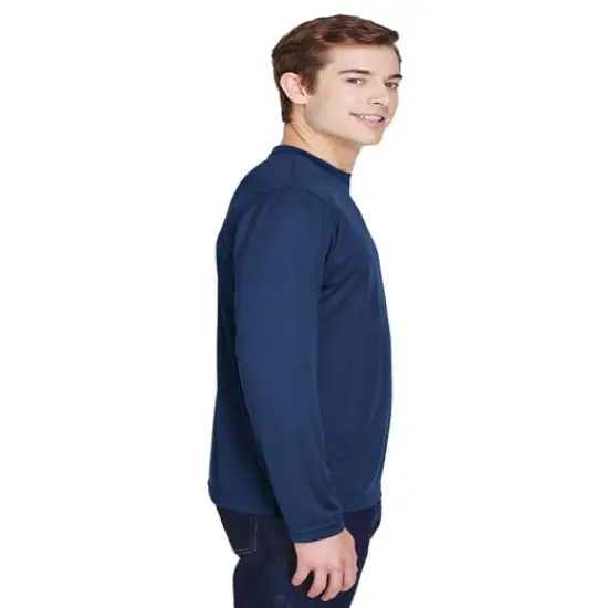 Team 365&reg; Men's Zone Performance Long-Sleeve T-Shirt SPORT DARK NAVY {6}