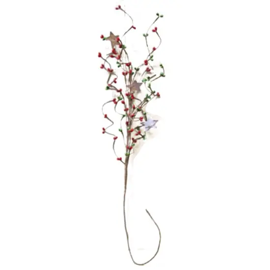 Decorative Pip & Star Spray Green {1}