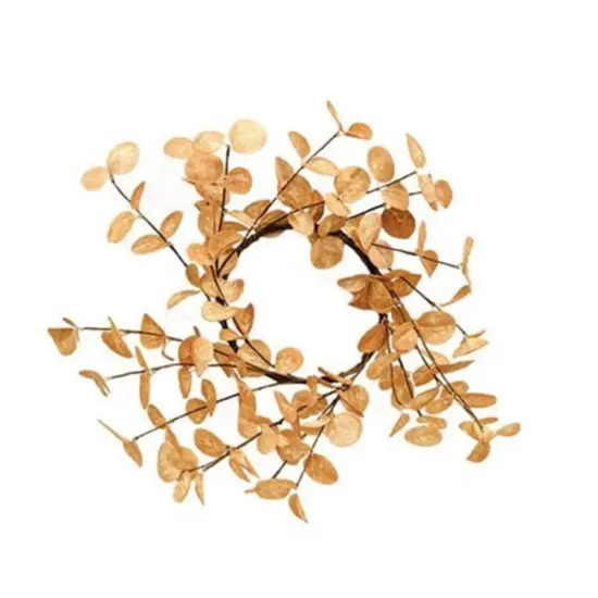 Beige Foamy Silver Dollar Ring {1}