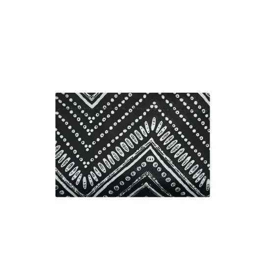 Wrapables Large Foldable Tote Nylon Reusable Grocery Bags, Intricate Chevron {4}