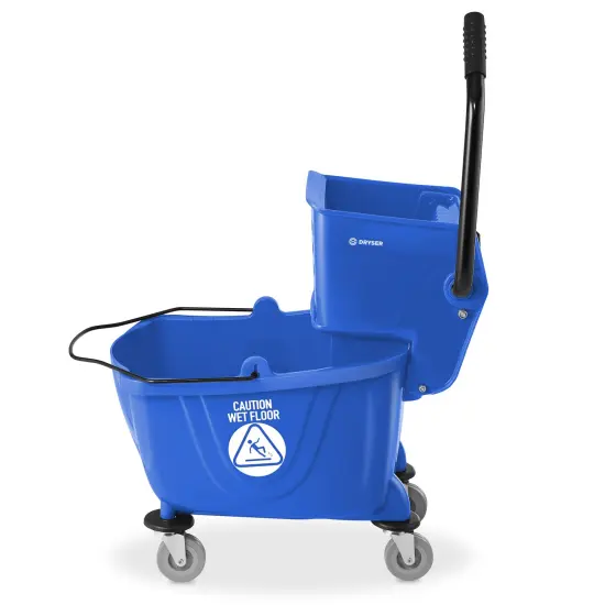 Dryser Commercial Mop Bucket with Side Press Wringer, 26 Quart {2}
