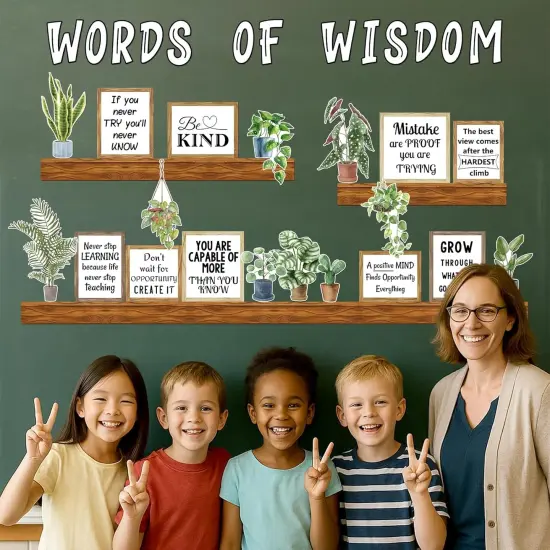 Greenery Classroom Decor Bulletin Board {5}