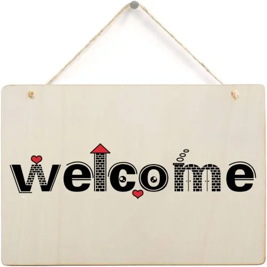 6 Pack Blank Wooden Plaque Rectangle Unfinished Wood {4}