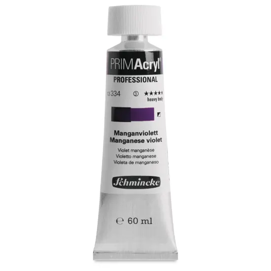 Schmincke Primacryl Professional Acrylic Paint - Manganese Violet, 60 ml Tube {1}