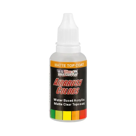 Clear Matte Topcoat, Acrylic Airbrush Paint, 1 oz. {1}