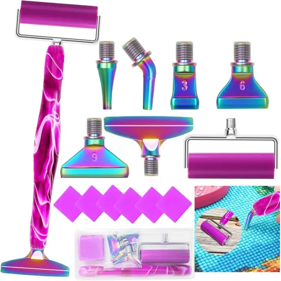 Diamond Art Pens Tools Diamond Painting Accessories Kits With Screw Metal Tip Roller Diamond Painting Pen Drill Bead Dot Pens For Art Craft Nail {1}