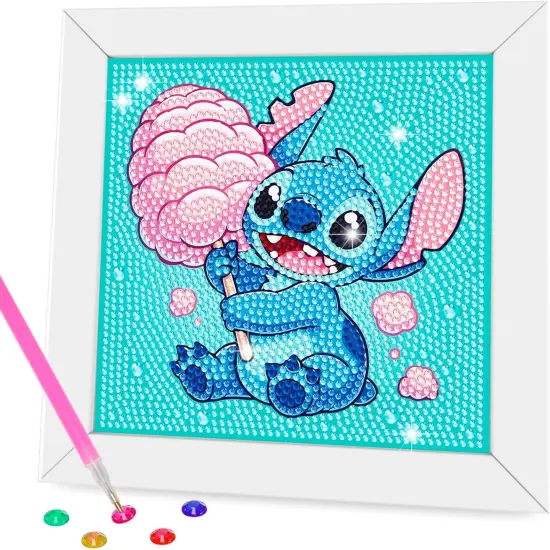 Diamond Art Kits for Kids - Crafts for Girls 8-12 - Diamond Art Painting with Wooden Frame {1}