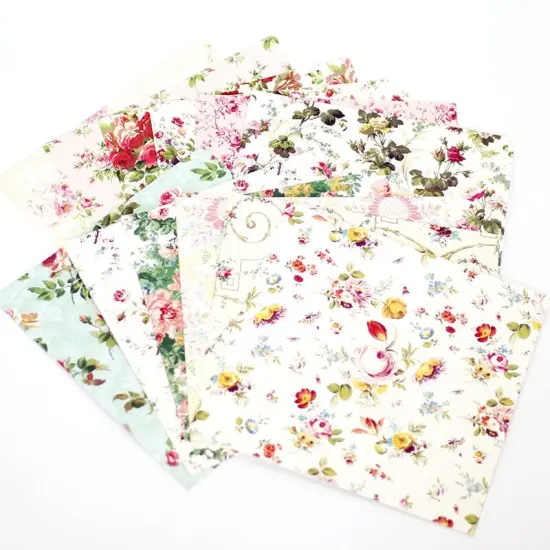 Tea Cup Double Sided 12x12 Card Stock {5}