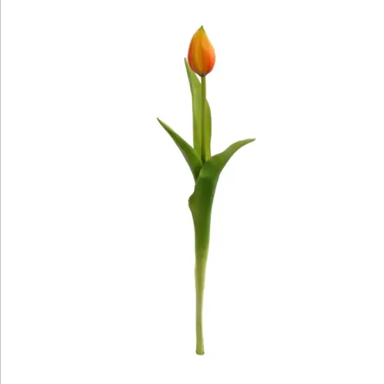 17" Real Touch Tulip Bud Stem - 6 PACK {4}