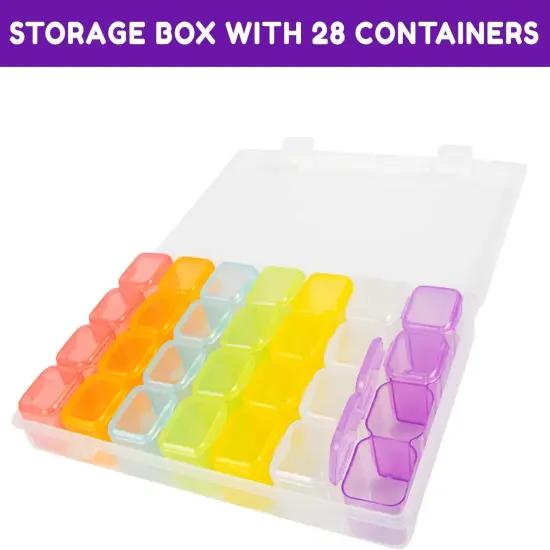 41 Pcs Diamond Painting Accessories - Art Accessories and Tools - Diamond Painting Kits for Adults DIY with Storage Container, Wax {2}