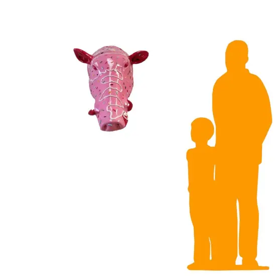 Sprinkles Wild Boar Head Statue {2}