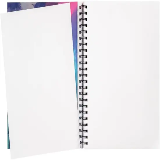 Fashion Poly Sketch Book, Watercolor Splash, 9" x 12", 1 Count {3}