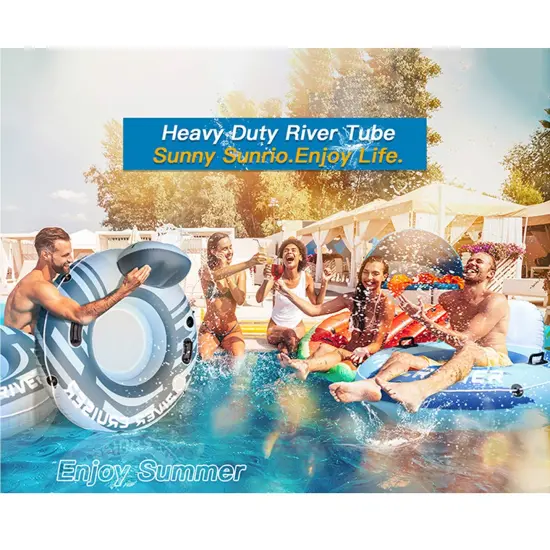 Fun and Functional Inflatable Pool Float for All Ages | Blue {4}