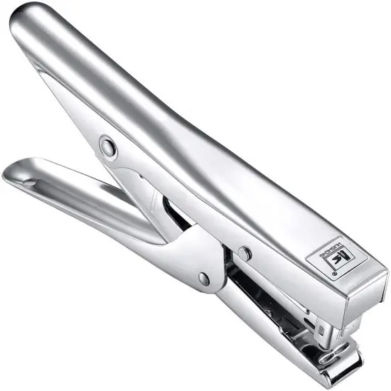 Plier Stapler Heavy Duty Office Stapler Hand Held 20-Sheet Stapler Papers Stapling Machine with 1000 Staples and Staple Remover Tool, Silver {1}