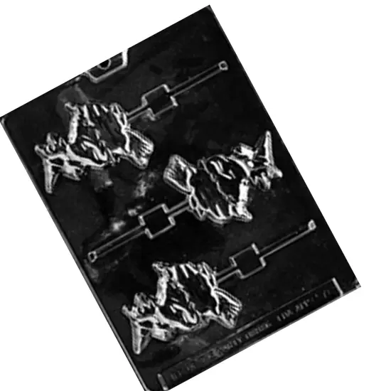 Witch On Broom Sucker Chocolate Mold for Spooky Treats {3}