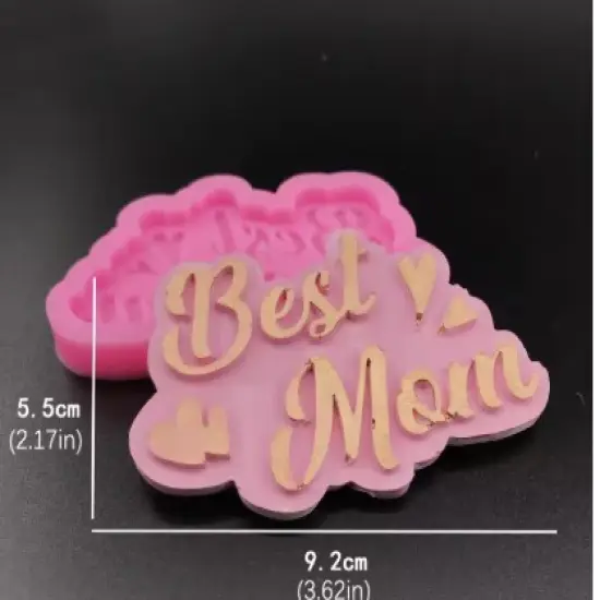 Best Mom Silicone Mold {3}