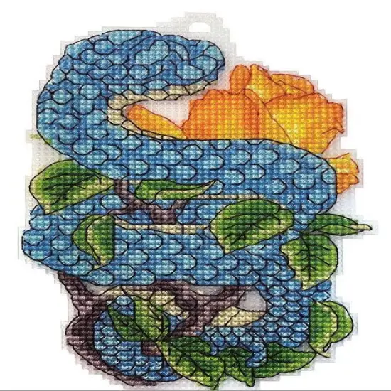 Snake Counted cross stitch kit 8089A {2}
