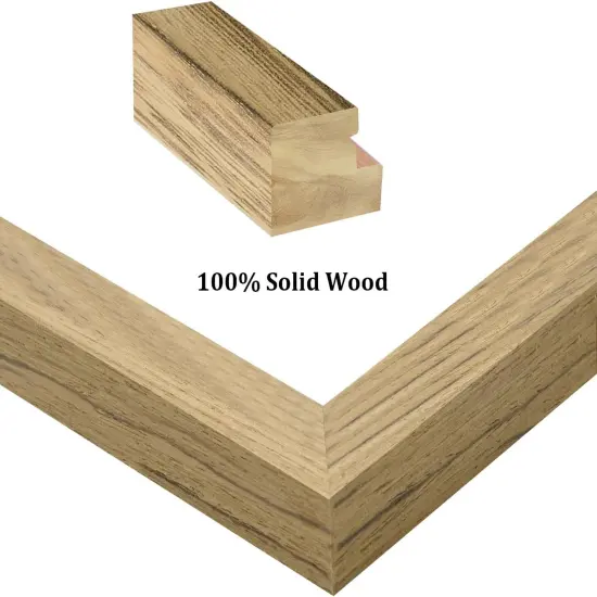 11x14 Picture Frames with Plexiglass, Display Pictures 5x7/8x10 with Mat or 11x14 Without Mat Set of 4 for Tabletop and Wall Mounting, Carbonized Brown {2}