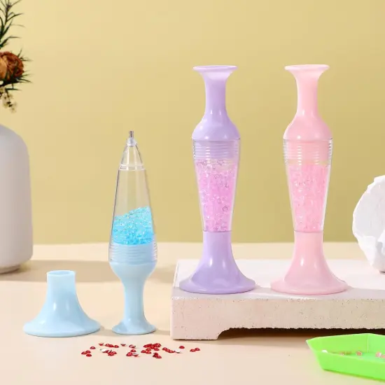 3pcs Diamond Art Pens, Vase Shape Diamond Art Tools Tool Diamond Drawing Pens Diamond Dotting Pens for Diamond Nail Painting Art Crafts {4}