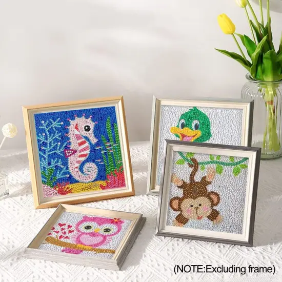 9 Pack 5D Diamond Painting Kits Cute Full Drill DIY Gem Arts and Crafts {2}