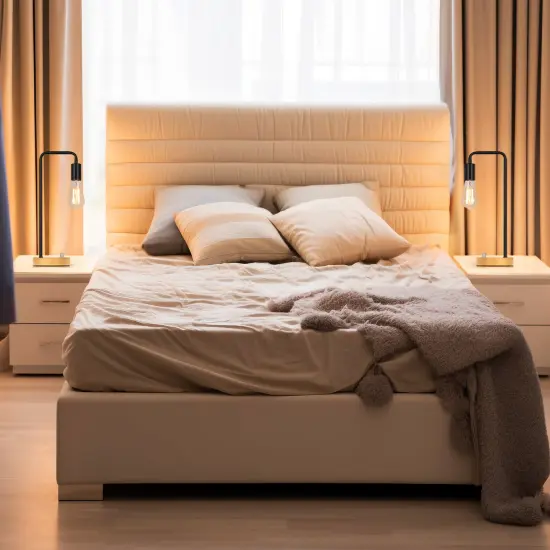 2pcs table lamp with wooden base office lamp bedroom dormitory {6}