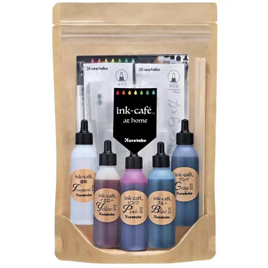 Kuretake&reg; Ink-Cafe At Home Kit, 12pcs {1}