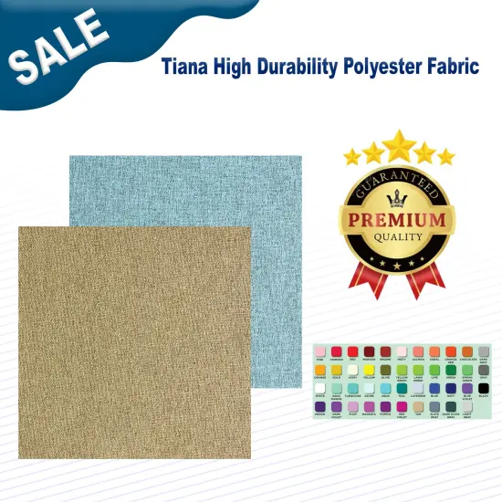 Tiana High Durability Polyester Fabric Ocean {2}