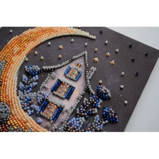 Mini Bead embroidery kit - The magic of the night sky {4}