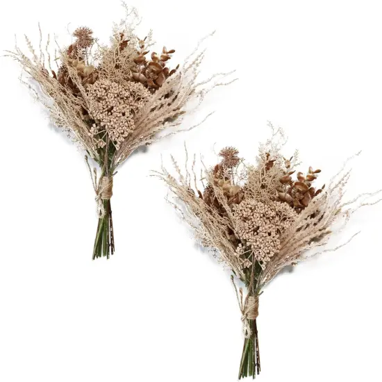 2 Pack Boho Artificial Flowers - Fall Decor {1}