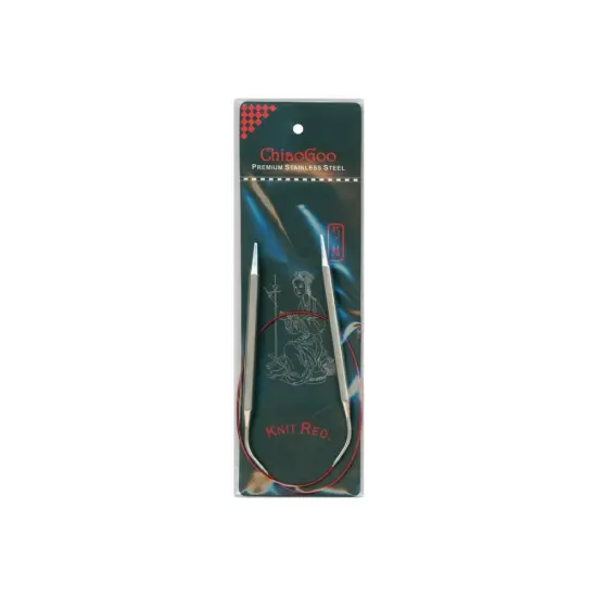 ChiaoGoo Red Circular Knitting Needles 24" - Size US 7 / 4.5mm {1}