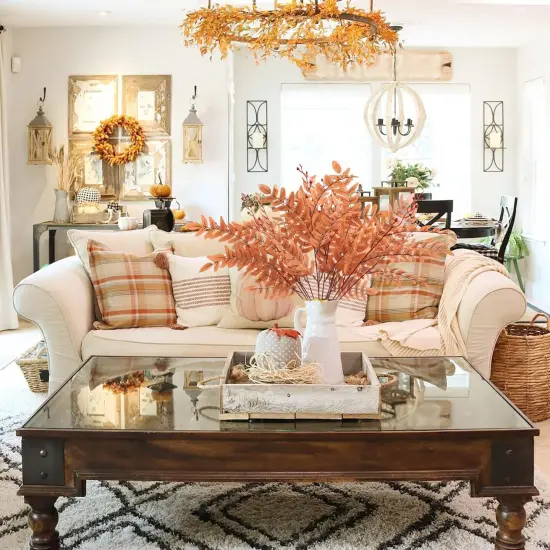 3pcs Fall Leaves Shrubs Bushes {4}