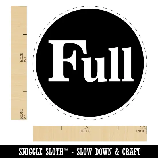 Full Indicator Status Circle Self-Inking Rubber Stamp Crafting Planners Blue {1}