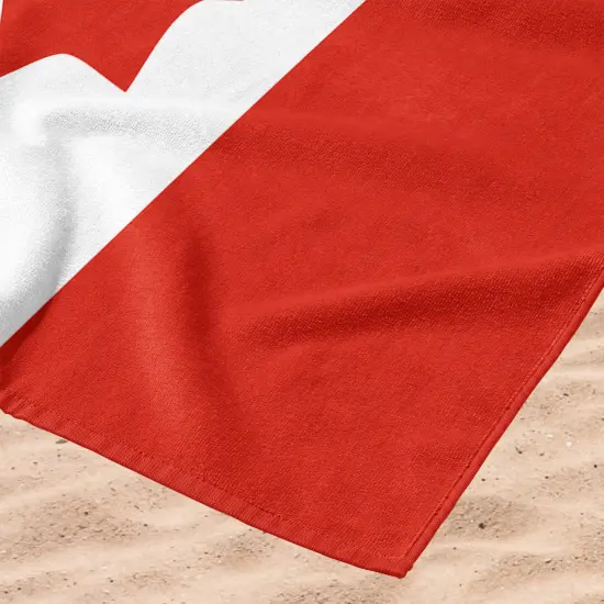 Country Flag Beach Towel Canada {5}
