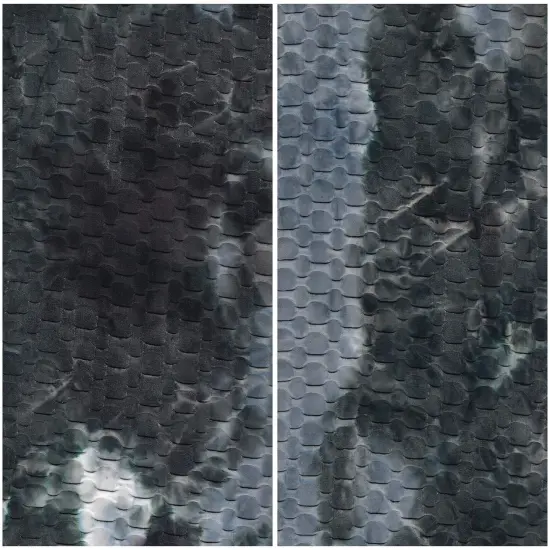 1 Yard Honeycomb Knit Jacquard Real Tie Dye Fabric Stretch Polyester Spandex 58/60 Inches Wide Sage {3}