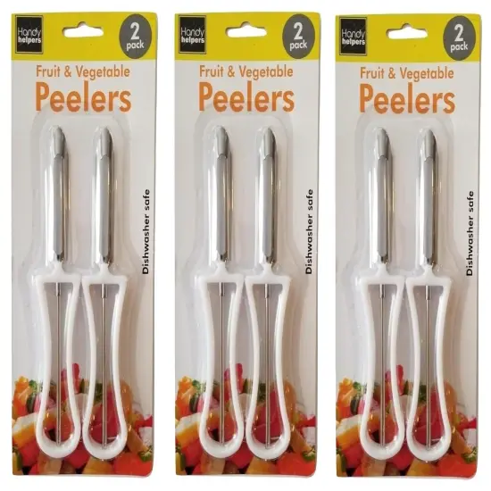 Handy Housewares 2 Piece Swivel Vegetable Peeler Set - Ideal for Apples, Carrots, Potatoes {1}