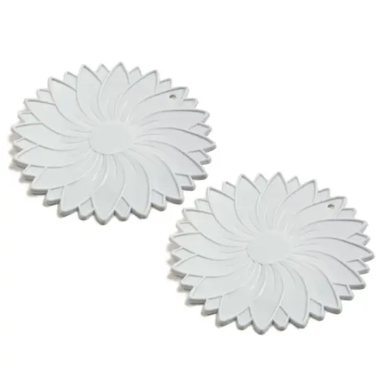 Norpro 6" Easy Grip Non-Slip Rubber Jar Lid Gripper Opener - Daisy Shape {4}