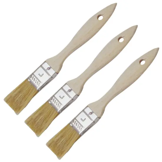 Norpro 1" Pastry Brush - Boar Bristles Basting Baking Barbecue Egg Baste Tool {5}