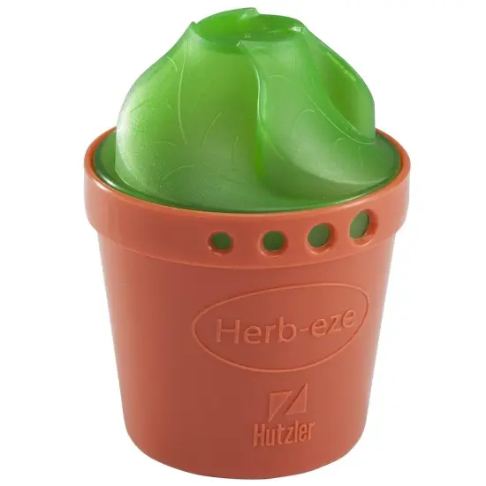 Hutzler Herb-Eze Herb Stripper & Freezer Storage Container - Strip, Measure, Collect and Store Fresh Herbs {1}