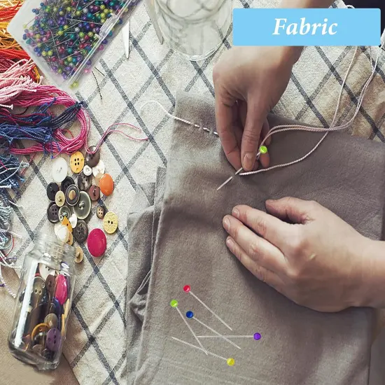 600PCS Sewing Pins Straight Pin for Fabric {4}