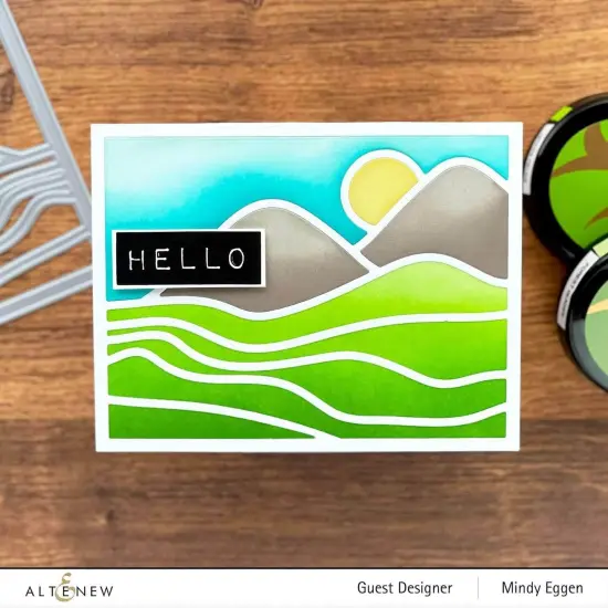 Abstract Landscape Cover Die {4}