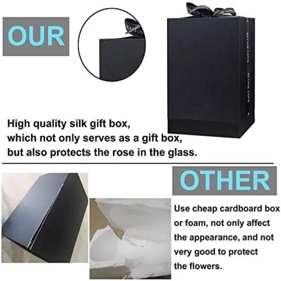 Preserved Flowers White Roses in Glass Dome {3}