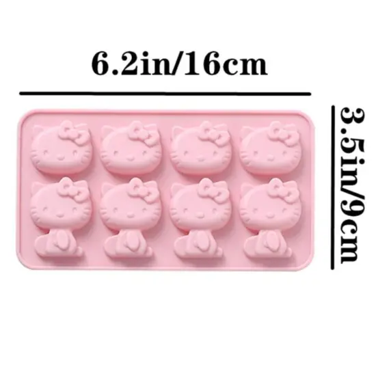 Cute Cat HK Face and Sitting Silicone molds {3}