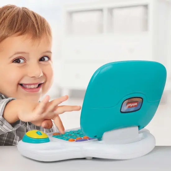 Collections Etc Winfun Bilingual Let's Learn English and Spanish Laptop Toy {4}