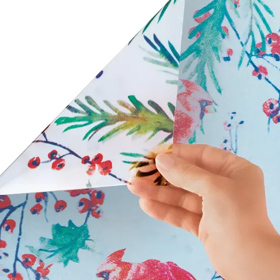 Collections Etc Cardinals Cut-to-Fit Holiday Window Cling {2}