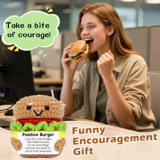Mini Inspirational Positive Burger Cute {4}