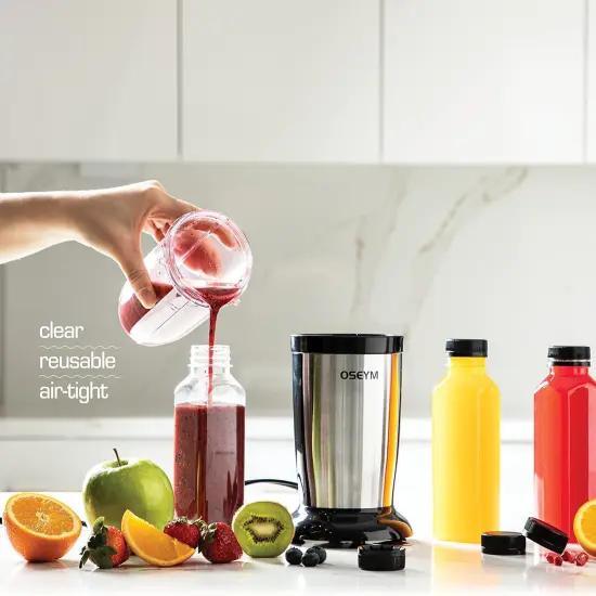 20pcs Juice Bottles With Caps - 12oz {4}