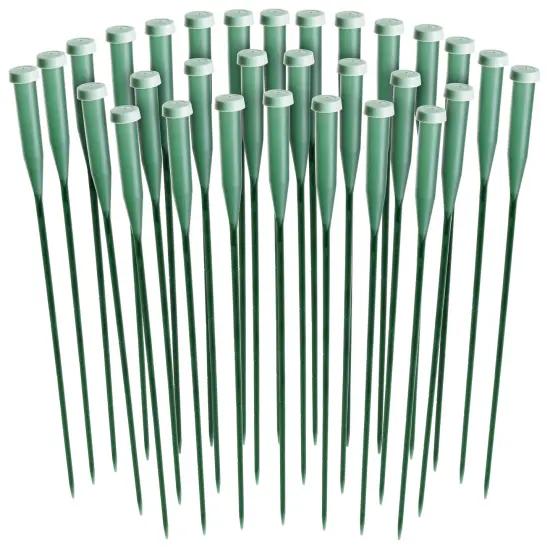 30 Pack Stem Water Tubes for Flowers with Caps, Extendable Vials for Floral Arrangements, Florist Supplies (12 In) {1}