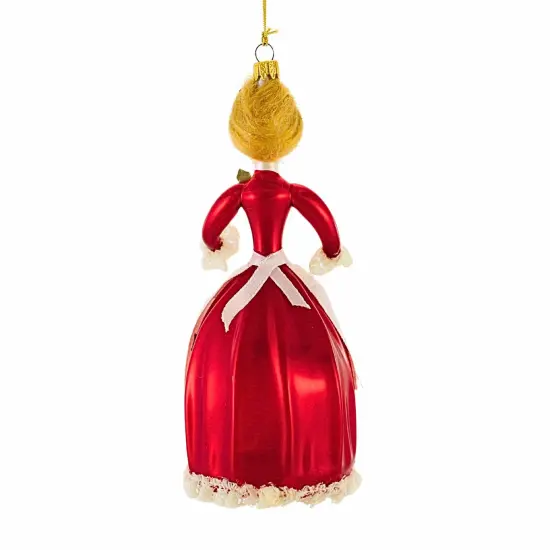 Italian Ornaments 6.0 Inch Mrs. Claus' Christmas Countdown Christmas Tree Ornament , Christmas Decor Italian Glass Ornament Red {2}